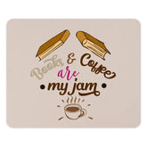 Books and Coffee Mouse Pad, Readers Gift, Book Lover Decor, Coffee Lover, Home Office Accessories, Desk Decor, Mousepad Gift - Tawshia
